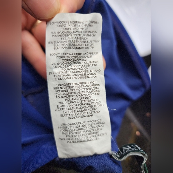 Ralph Lauren One Piece Swimsuit. Blue. Size 12 - Picture 8 of 8